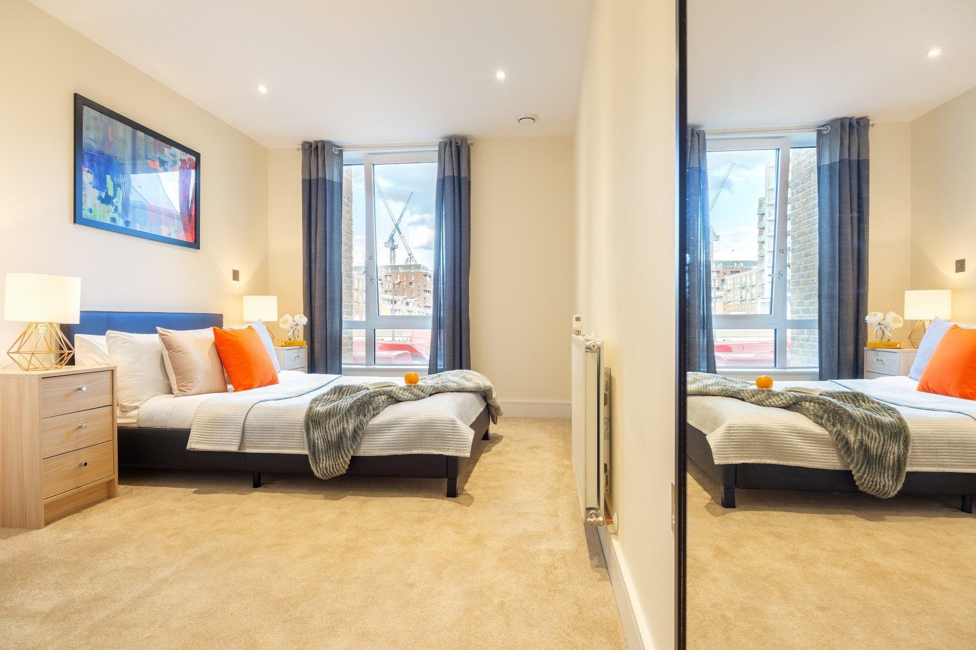 Two Bedroom Serviced Apartment With Balcony In Weymouth Building, Deacon Street Лондон Экстерьер фото
